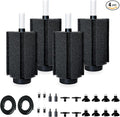 125-150 Gal Extra Large Aquarium Sponge Filter with Air Stone and Ceramic Media, 4 Pack Quiet Fish Tank Sponge Filter for Breeding Fry Betta Shrimp Fish Tank
