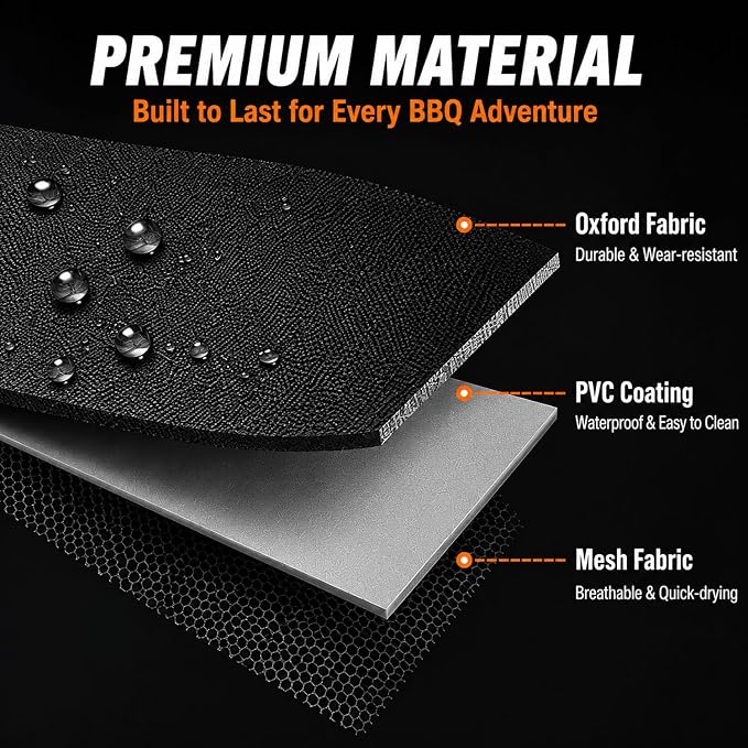 BBQ Tool Kit Compatible with Cuisinart All Foods GAS0356AS | BBQ Tool Storage Bag