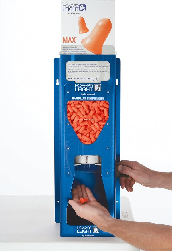 Howard Leight by Honeywell Leight Source 500 Earplug Dispenser (LS-500), blue