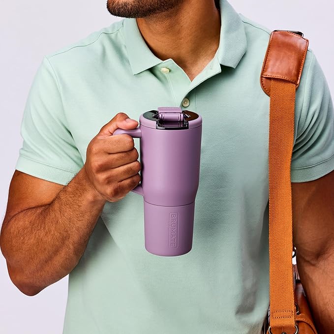 BrüMate Müv - 25oz 100% Leak Proof Insulated Coffee Mug with Handle & Lid - Stainless Steel Coffee Travel Mug - Double Walled Coffee Cup (Sage)