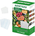 AENTGIU 300-Count Food Vacuum Sealer Bags 8 x 12 inch, Thick BPA-Free Sous Vide Bags Compatible with Most Vac Machines, Food Saver, Seal a Meal, Commercial Grade Quart Precut Meal Prep Storage Bags