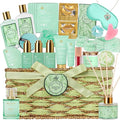 35 Pcs Mothers Day Gifts for Mom, Bath & Body Gift Basket for Women, Tea Tree Spa Gift Set, Face Skin Care Set, Self-Care Relaxation Gift, Diffuser, Birthday, Christmas, Valentines, Anniversary, Wife
