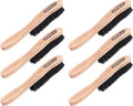 Hat Brush Horsehair Felt Hat Cleaner, Horse Hair Brush for Baseball Cap, Cowboy Hats, Shoes, and Clothes Brush, Soft Bristles Wooden Cleaning Brush, Durable Dust and Lint Remover, 6 Pack - Superio
