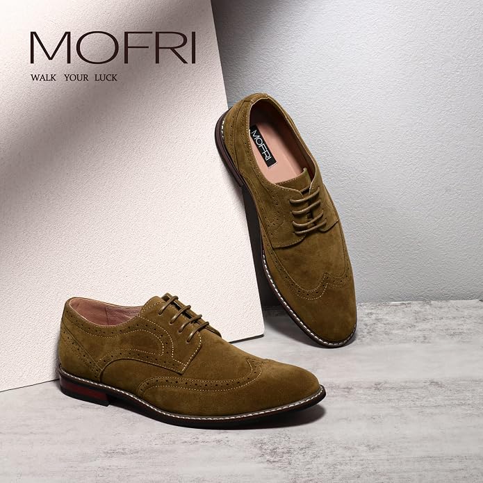 Mens Classic Cap Toe Dress Shoes Oxford for Office | Polished PU Outer Shell,Ventilated Comfortable Latex Insole. Formal Footwear Suited for Office Engagements ,Outings,Weddings