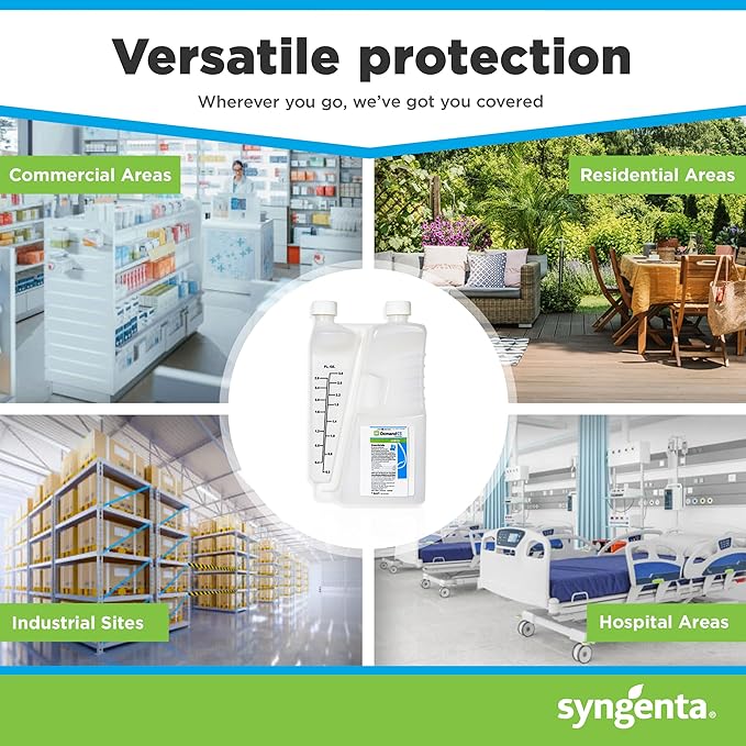 Demand CS Insecticide - Long-Lasting Pest Control, 1-qt. Sprayable Insecticide Effective Against Over 30 Pests, Formulated for Indoor & Outdoor Use