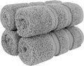 American Soft Linen 100% Cotton Luxury Turkish Towels, 4 PC Washcloth Set | Soft Absorbent Quick Dry OEKO Tex Standard 100 Certificated Durable Machine Washable Breathable Premium Hotel Quality