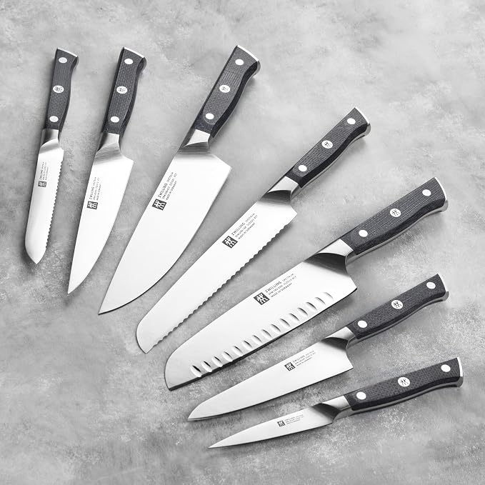 ZWILLING Spectrum 14-Piece Knife Block Set (Birchwood Block)