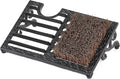 Cast Iron Boot Brush Scraper Outdoor, Black Heavy Duty Boot Scrubber Brush with Angled Design, Outdoor Shoe Scrapers with Brushes, All Weather Boot Scraper for Home Porch Entryway Garden Farmhouse