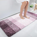 OLANLY Large Bathroom Rugs Mat 50x30, Extra Soft Absorbent Microfiber Bath Rugs, Rubber Backing, Quick Dry, Machine Washable Bath Mats for Bathroom Floor, Tub and Shower, Home Decor Accessories, Mauve