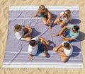 LANE LINEN Beach Blanket Sand Free Quick Dry & Soft Beach Towel - Day Break