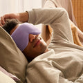Bearaby Weighted Eye Mask - Sleep Mask - (Sweet Lavender) 23” x 4”