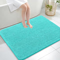 OLANLY Large Bathroom Rugs 40x32, Extra Soft Absorbent Chenille Bath Rugs, Rubber Backing Quick Dry, Machine Washable Bath Mats for Bathroom Floor, Tub and Shower, Home Decor Accessories, Teal