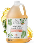 Brittanie's Pure Organic Castile Liquid Olive Oil Soap Refill, Frankincense, 1 Gallon | Face, Body Wash, Dishes, Pets & Laundry | Vegan & Gluten Free Non-GMO