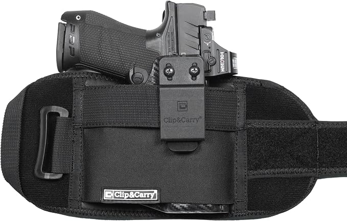 Clip & Carry STRAPT-TAC Belly Band Holster, Use with Any IWB Kydex Gun Holster for Concealed Carry (kydex Holster not Included)