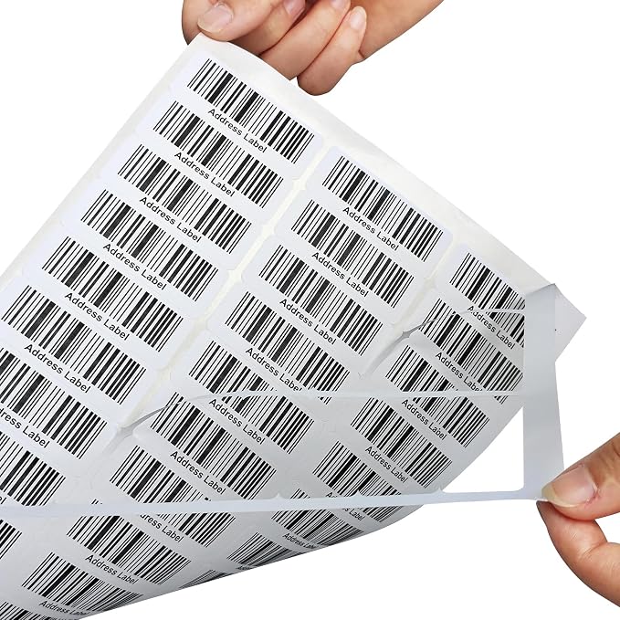 (7500 Pcs/250 Sheets) A4 30 Up Shipping Address Labels, 30 Per Page,1" x2-5/8 Mailing Label, 30-UP White Shipping Labels for Inkjet or Laser Printer,
