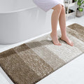 OLANLY Large Bathroom Rugs Mat 54x24, Extra Soft Absorbent Microfiber Bath Rugs, Rubber Backing, Quick Dry, Machine Washable Bath Mat for Bathroom Floor, Tub and Shower, Home Decor Accessories, Coffee