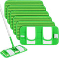 6PCS Reusable Mop Pads,Compatible For Swiffer， Sweeper Mops Washable Microfiber Wet Pads Refills Dry Sweeping Cloths