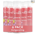 Gillette Venus Invigorating Mango & Hibiscus Scented Shave Gel, Women’s Shaving Cream, 7 oz Pack of 6 (42 oz total)
