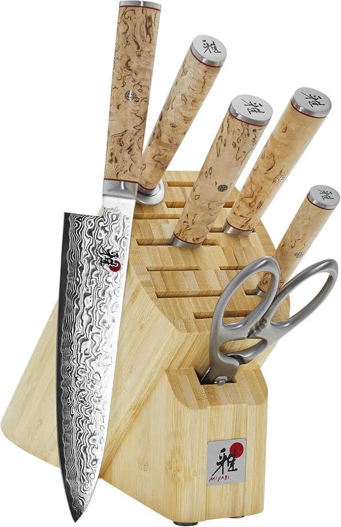 Miyabi Birchwood GS2 7-pc Knife Block Set