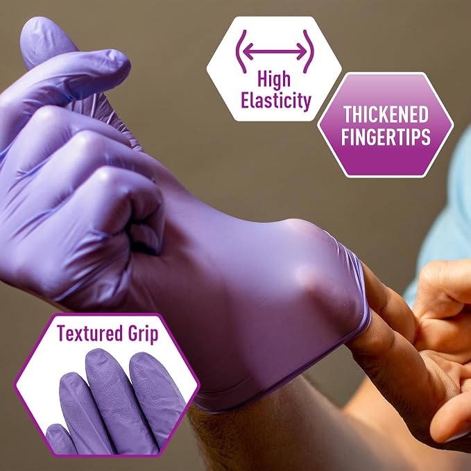 MedPride Powder-Free Nitrile Exam Gloves (Small (Pack of 100))