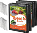 3ftx100ft Weed Barrier Landscape Fabric Heavy Duty | Premium 3.2oz Gardening Weed Control Mat,Ground Cover for Gardening,Farming with 20 U-Shaped Securing Pegs
