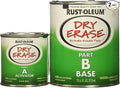 Rust-Oleum 241140-2PK Specialty Dry Erase Brush-On Paint Kit, White, 2 Pack