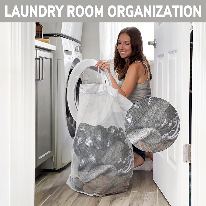 CHICVITA Laundry Hamper with Wheels 2-Pack, 75L Collapsible Laundry Basket with Removable Wash Bags, Pink Laundry Hamper for Corner Dorm, Rolling Laundry Basket on Wheels