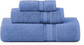 LANE LINEN Towel Set Soft Absorbent Quick Dry 100% Cotton 3 Piece - Allure | Cotton Bath Towels - Lightweight & Breathable, Fade-Resistant Color, Classic Terry Weave, Densely Woven, Coordinated Colors
