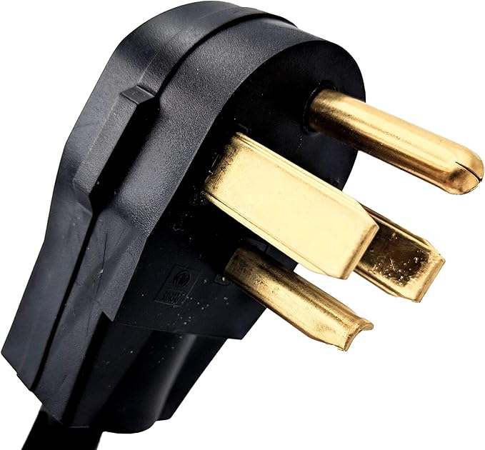 Supplying Demand 10 Foot Clothes Dryer Electrical Power Cord 4 Prong Wire 30 Amp 250 Volt