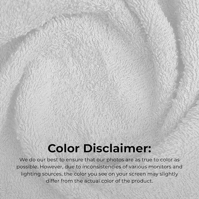 Avalon Towels Salon Towel - White Hand Towels Bulk Pack of 24 - 100% Cotton Absorbent Spa, Facial & Gym Towel for Working Out - 16x27 Inches (Not Bleach Proof)