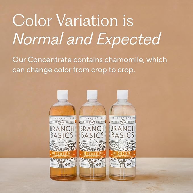 Branch Basics Concentrate (33.8 oz) + Oxygen Boost (4 lbs) | Multi-Surface All Purpose Cleaner Concentrate + Natural Stain Remover, Grout Cleaner | Human-Safe, Fragrance Free