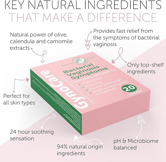 Bacterial Vaginosis Treatment | BV Treatment For Women | Natural Homeopathic Vaginal Ointment for Odor, Itching, BV, and Vaginal Microbiota Imbalance | 20 Pre Filled Applicators