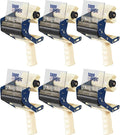Aviditi Tape Logic 4 Inch Heavy-Duty Packing Tape Dispenser Gun, for Packing, Shipping, Moving and Warehouse Use (6 Dispensers)