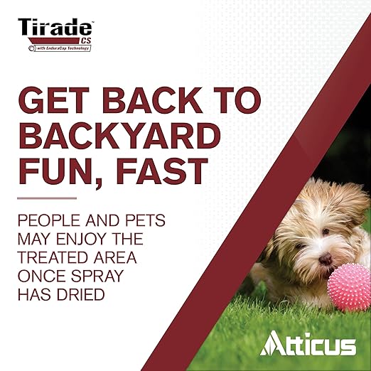 Atticus Tirade CS Insecticide (16 oz) Time-Released Indoor & Outdoor Pest Control for Ants, Flies, Fleas, Mosquitoes and More – 6% Cyfluthrin Liquid Concentrate