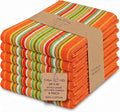 Urban Villa Kitchen Towels Cotton Dish Towels 20”x30” (Set of 6) Orange