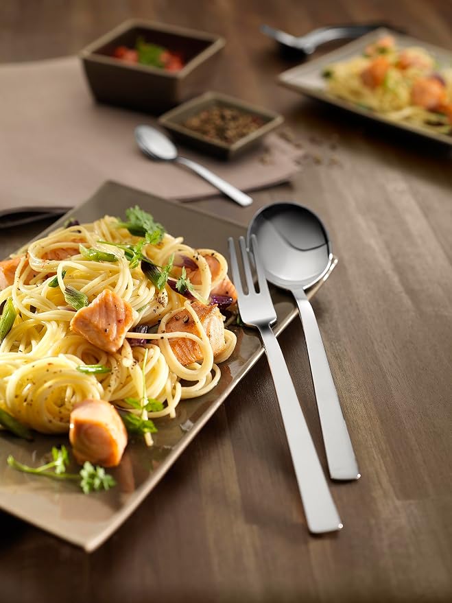 Zwilling 07150-170 Diner Pasta Fork & Spoon Set, Cutlery, Serving Tableware, Authentic Japanese Product