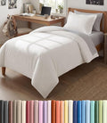 Duvet Cover Twin/Twin XL Size Set - Extra Soft Twin/Twin XL Duvet Cover 68" x 90" with 1 Pillow Sham for Women, Men, Kids & Teens - Easy-Care & Fade Free with Zipper Closures & Ties (Antique White)
