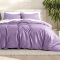 Bare Home Bedding Duvet Cover Extra Long Size - Premium 1800 Super Soft - Lightweight, Cooling Duvet Cover - Soft Breathable Bedding (Twin/Twin XL, Lavender)