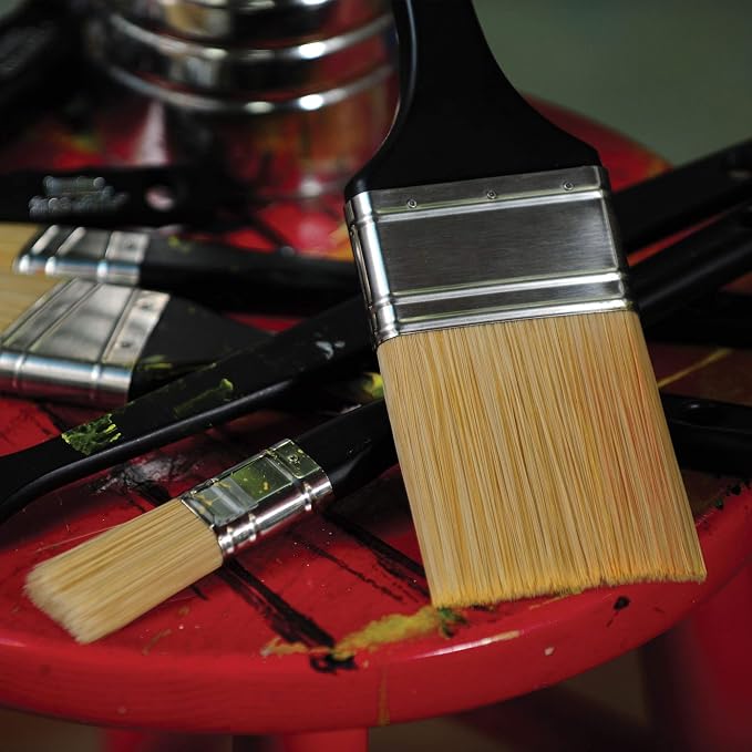 Liquitex Professional Freestyle Large Scale Brush, Broad Flat/Varnish, 4inch, Short Handle