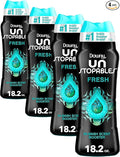 Downy Unstopables In-Wash Laundry Scent Booster Beads, Fresh, 18.2 oz (Pack of 4)