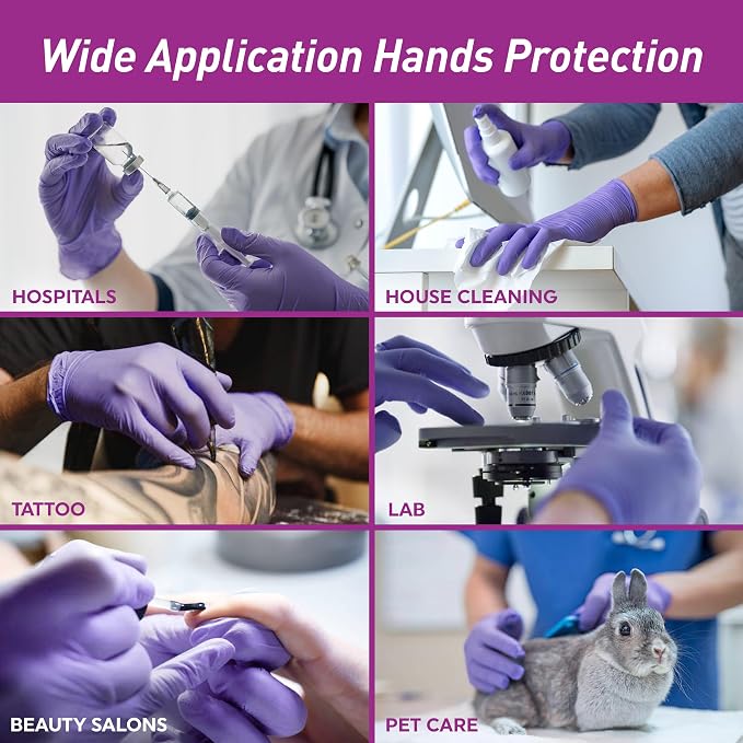 MedPride Powder-Free Nitrile Exam Gloves (Small (Pack of 100))