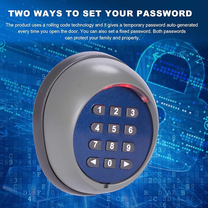 CO-Z Security Wireless Automatic Code Entry Gate Keypad Remote Operator Panel Control for Sliding Gate Opener Motor