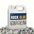 Teexpert Rock Glue for Landscaping: 30 OZ Gravel Glue for Pea Gravel, Stones– Strong Hold, Rainproof Landscape Adhesive for Outdoor Garden, Yard, Patio, Walkway & Driveway