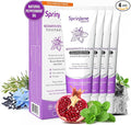 SprinJene Natural Fluoride Free Toothpaste for Sensitive Teeth & Gums – Patented Toothpaste with Black Seed Oil & Zinc – Vegan Dry Mouth Prevention for Fresh Breath – Made in the USA (4 Pack)
