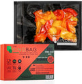 The Kind Bag Vacuum Seal Bags for Food Storage, 4x6 Inch 100 Pack, Pre-Cut 3mil Commercial Grade, Black Back Clear Front, BPA Free, Airtight and Freezer Safe, Prevents Freezer Burn