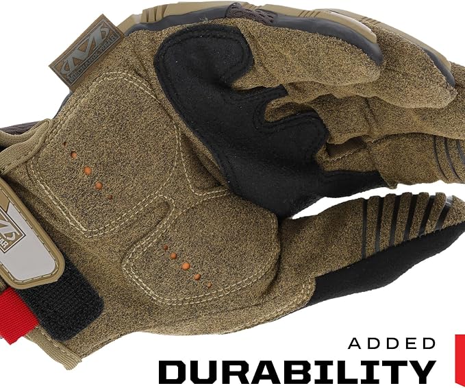 Mechanix Wear: M-Pact Work Gloves with Secure Fit, Work Gloves with Impact Protection and Vibration Absorption, Safety Gloves for Men (Brown, XX-Large)