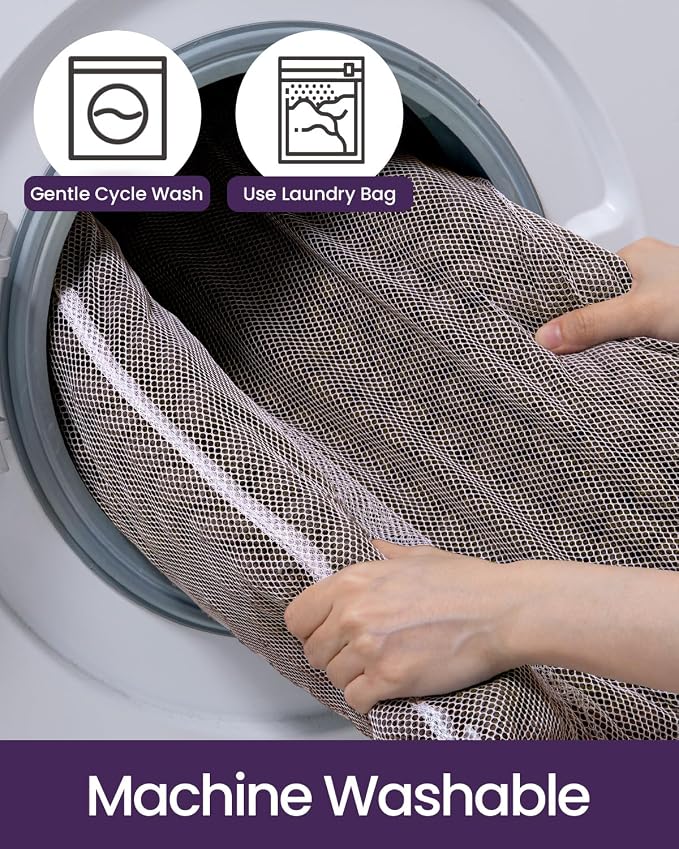 DEXI Bathroom Rugs 36x24, Non Slip Washable Bath Mat, Luxury Chenille Super Absorbent Ultra Thick Bathmats for Shower Floor, Plush Fluffy Shaggy Carpet for Tub, Purplish Grey