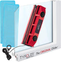 Tyroler Outside Magnetic Window Cleaner Tool, Glider S-1 Fits Only Very Thin - 0.1"- 0.3" Windows, Double Sided Windows Cleaner Machine Tool | Magnet Window Cleaner Tools