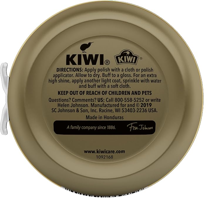 KIWI Shoe Polish, Neutral 1.125 oz (Pack of 8)