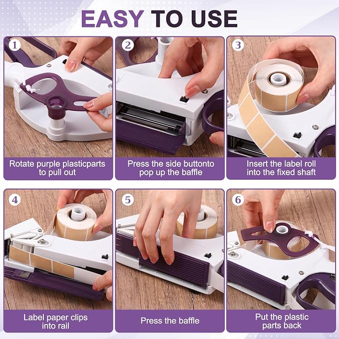 Label Applicator Gun Target Paster Gun, Handheld Target Patch Applicator for Paper Shooting Targets, Manual Label Pasting Tool for Range Maintenance Shooting Training